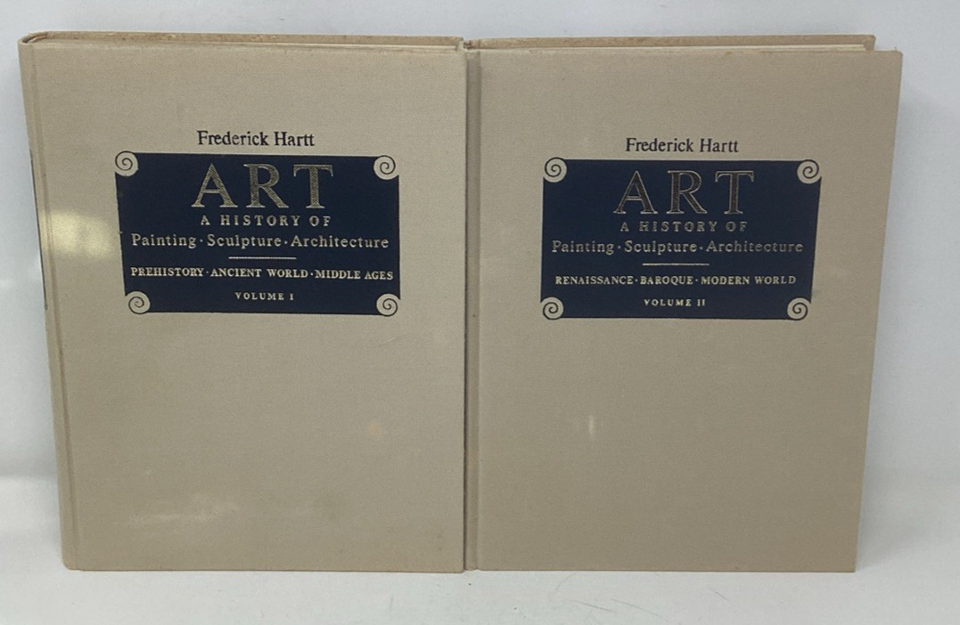 Art A History of Painting, Sculpture, Architecture by Hartt Vol. 1 & 2 Hardcover