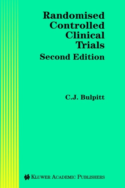 Bulpitt – Randomised Controlled Clinical Trials – New hardback or case – X555z
