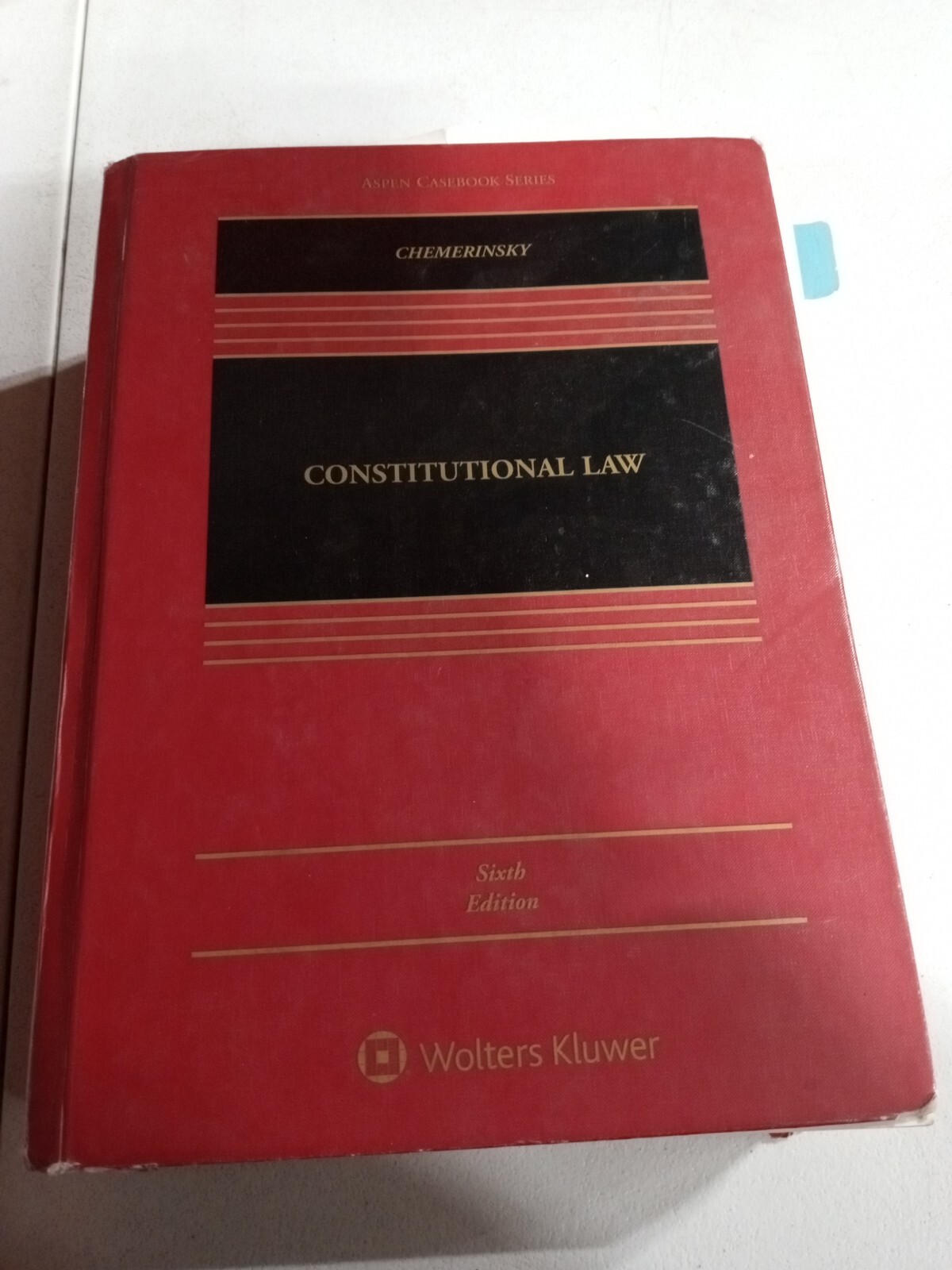 Aspen Casebook Ser.: Constitutional Law by Erwin Chemerinsky (2019, Hardcover)