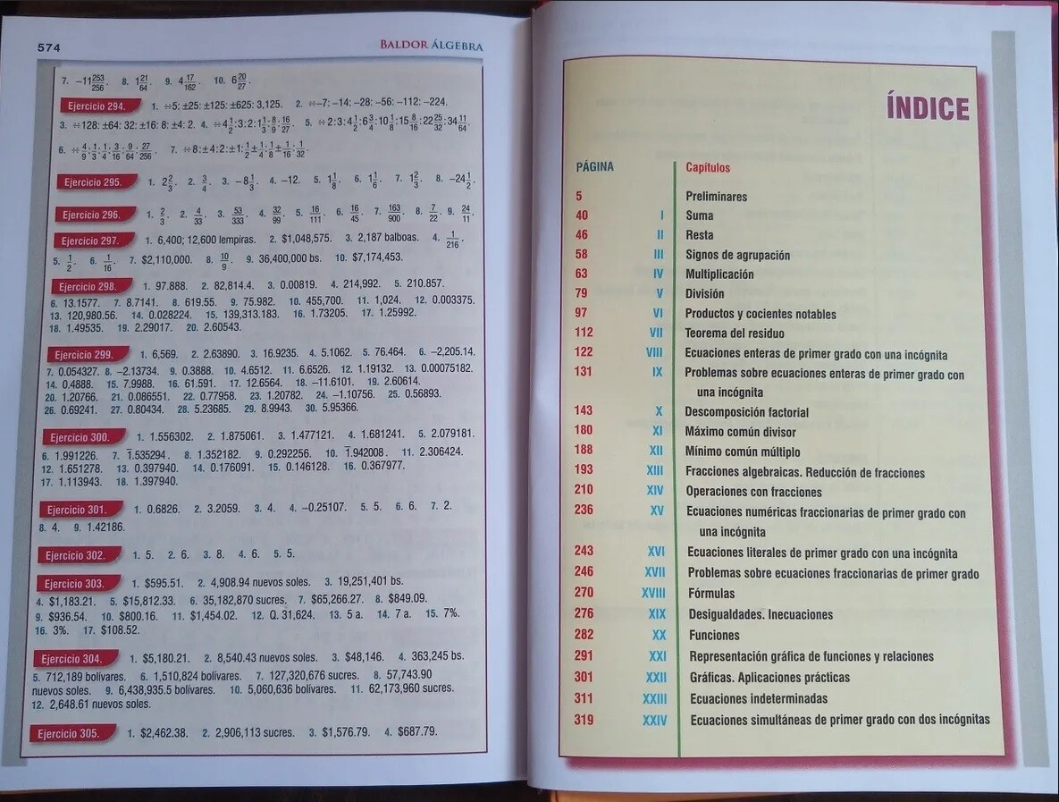 Brand New Algebra by Aurelio Baldor (spanish edition) 2007 | with CD | 578 Pages