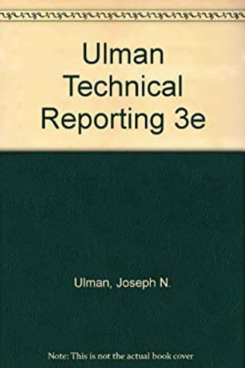 Technical Reporting Hardcover Ulman