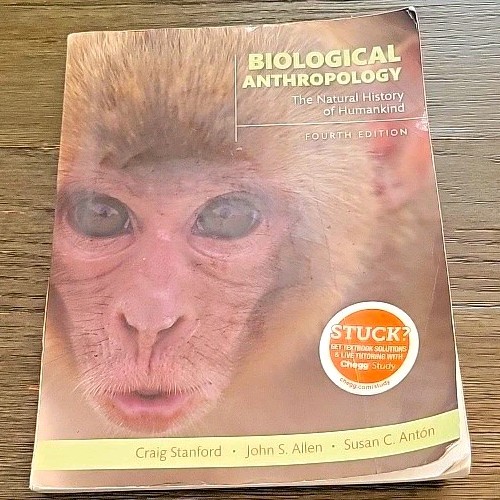 Pearson Biological Anthropology: The Natural History of Humankind 4th Ed PB