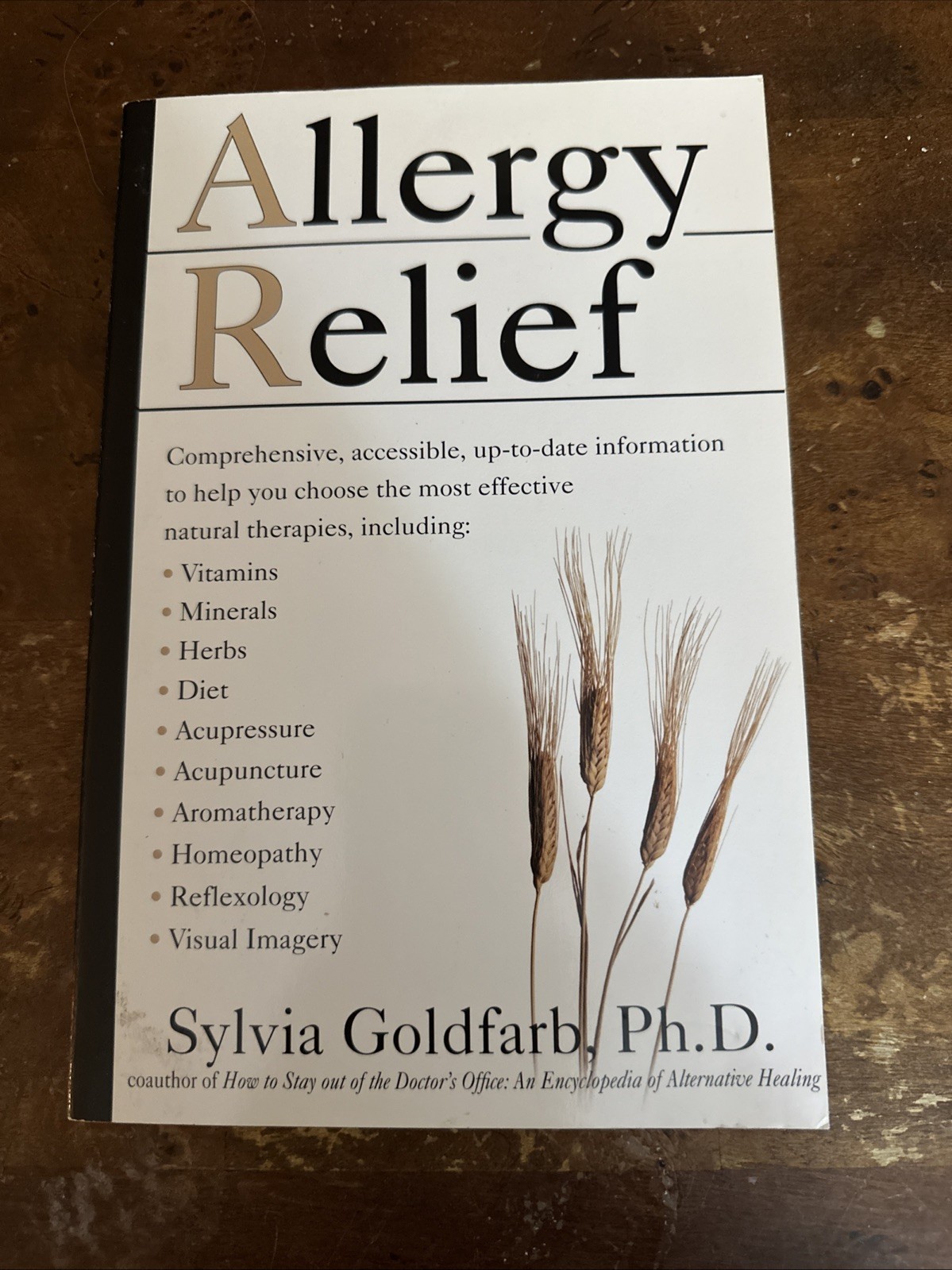 Allergy Relief : Effective Natural Allergy Treatments by Sylvia Goldfarb NEW