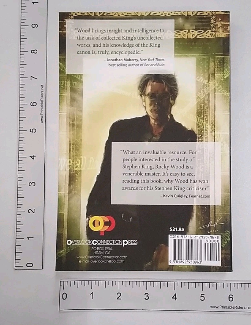 Stephen King: Uncollected, Unpublished Rocky Wood, Rev. Ed. TPB, 2012, Pristine.