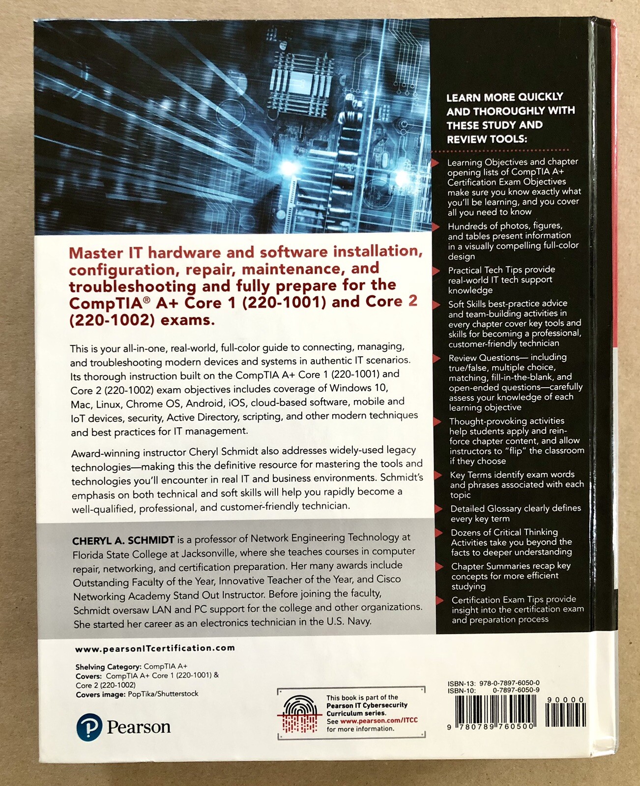 Complete A+ Guide to IT Hardware & Software, 8th Edition, Schmidt, 2020, HC, VG!
