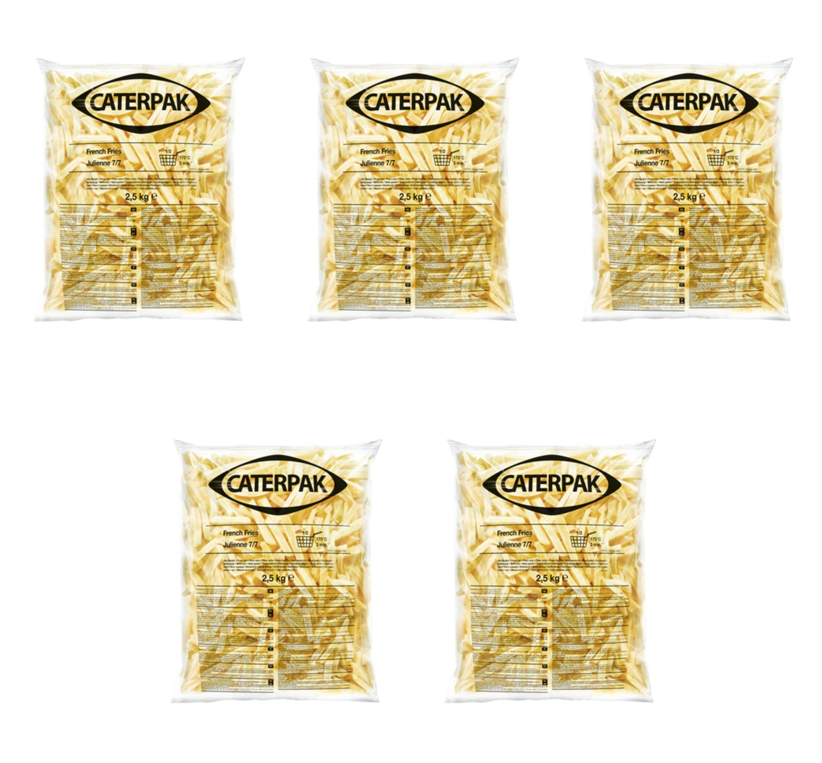 8710438050400 Caterpak Frytki Julienne 7/7 mm 2,5 kg X5 MC CAIN