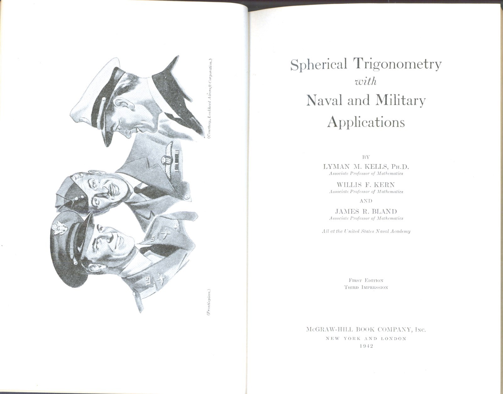Spherical Trigonometry with Naval and Military Applications: With Tables