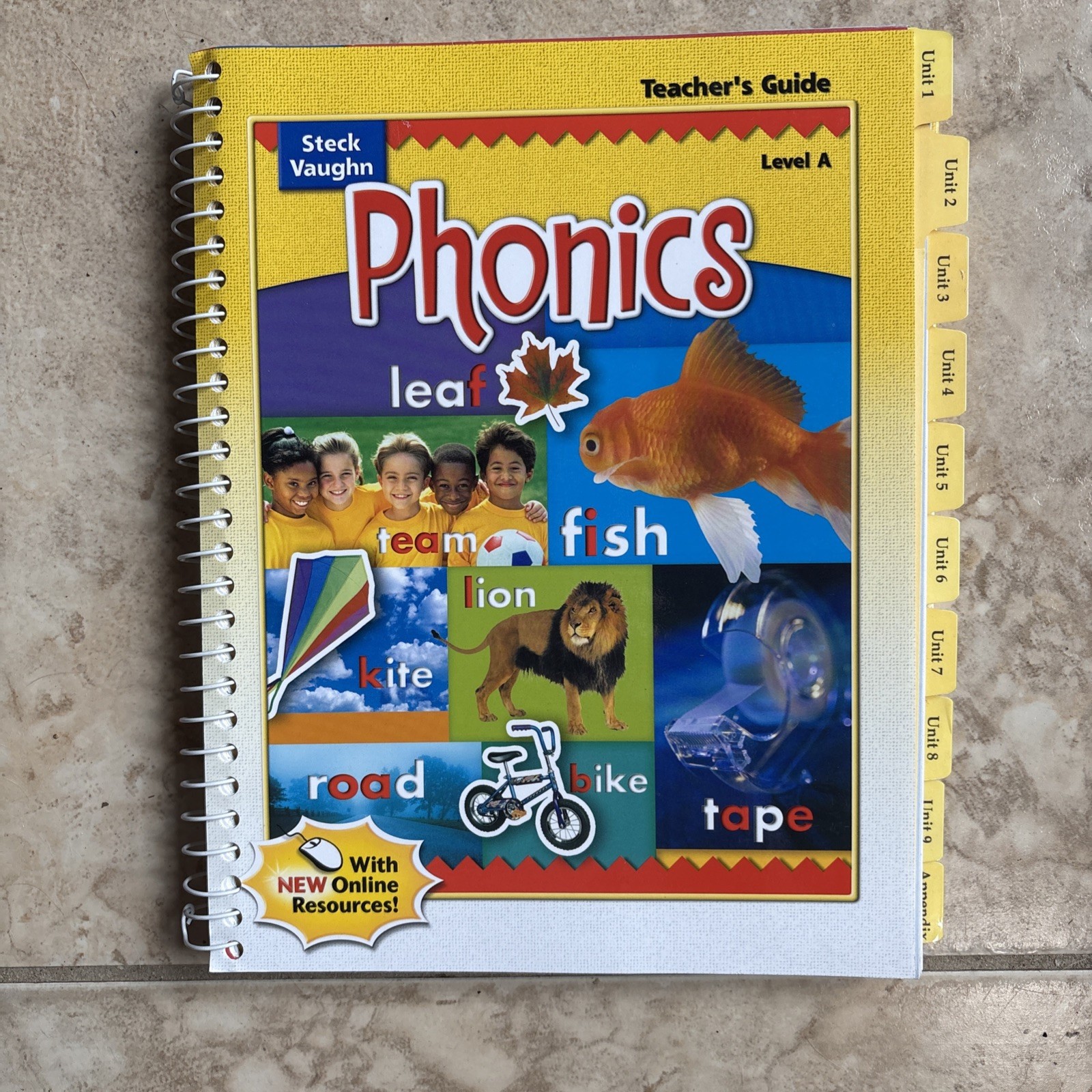 Steck Vaughn Phonics Teachers Guide And Workbook Level A New