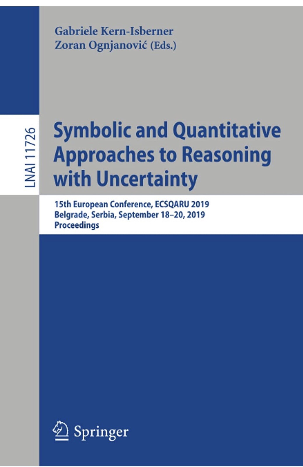 Lecture Notes in Computer Science Ser.: Symbolic and Quantitative Approaches to