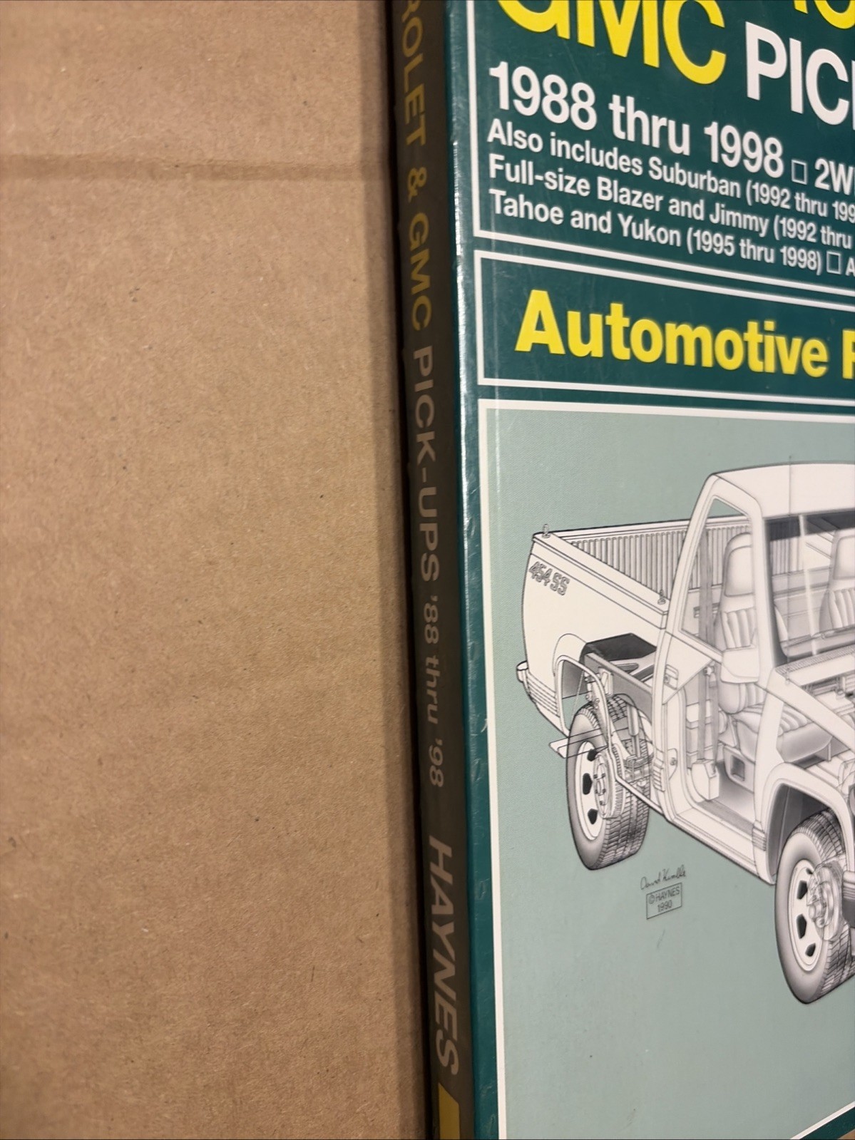 Haynes Chevrolet & GMC Pick Up Truck 1988 Through 1998 Repair Manuel OBS Chevy