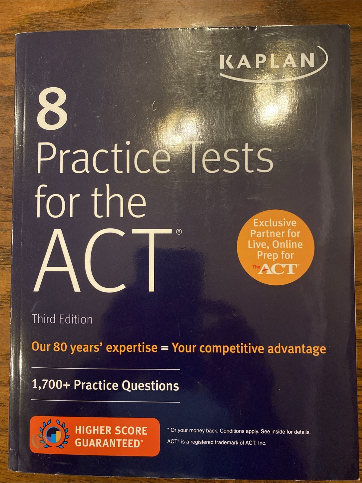Kaplan Test Prep Ser.: 8 Practice Tests for the ACT: 1,700+ Practice Questions