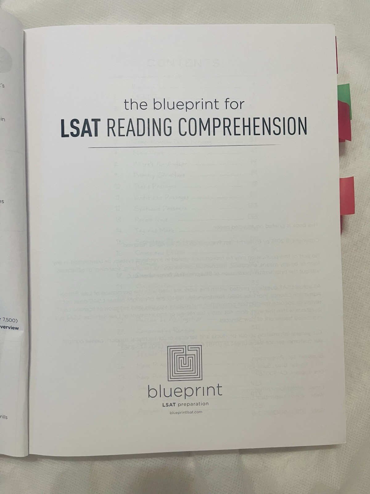 Blueprint for LSAT Reading Comprehension by Jodi Teti and Blueprint LSAT