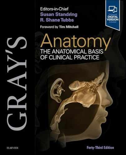 Gray’s Anatomy: The Anatomical – Hardcover, by Standring PhD DSc – Very Good