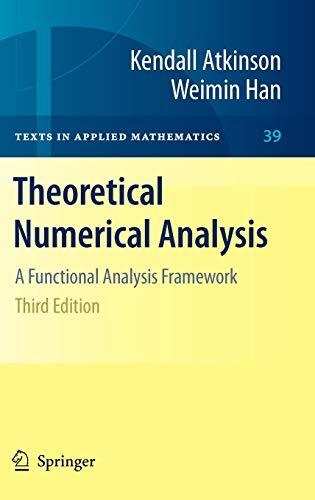 Theoretical Numerical Analysis – Hardcover – VERY GOOD