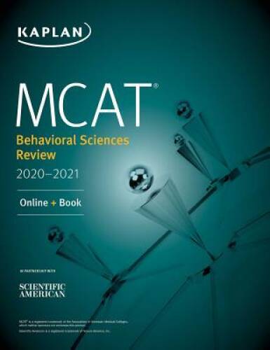 MCAT Behavioral Sciences Review 2020-2021: Online + Book (Kapla – VERY GOOD