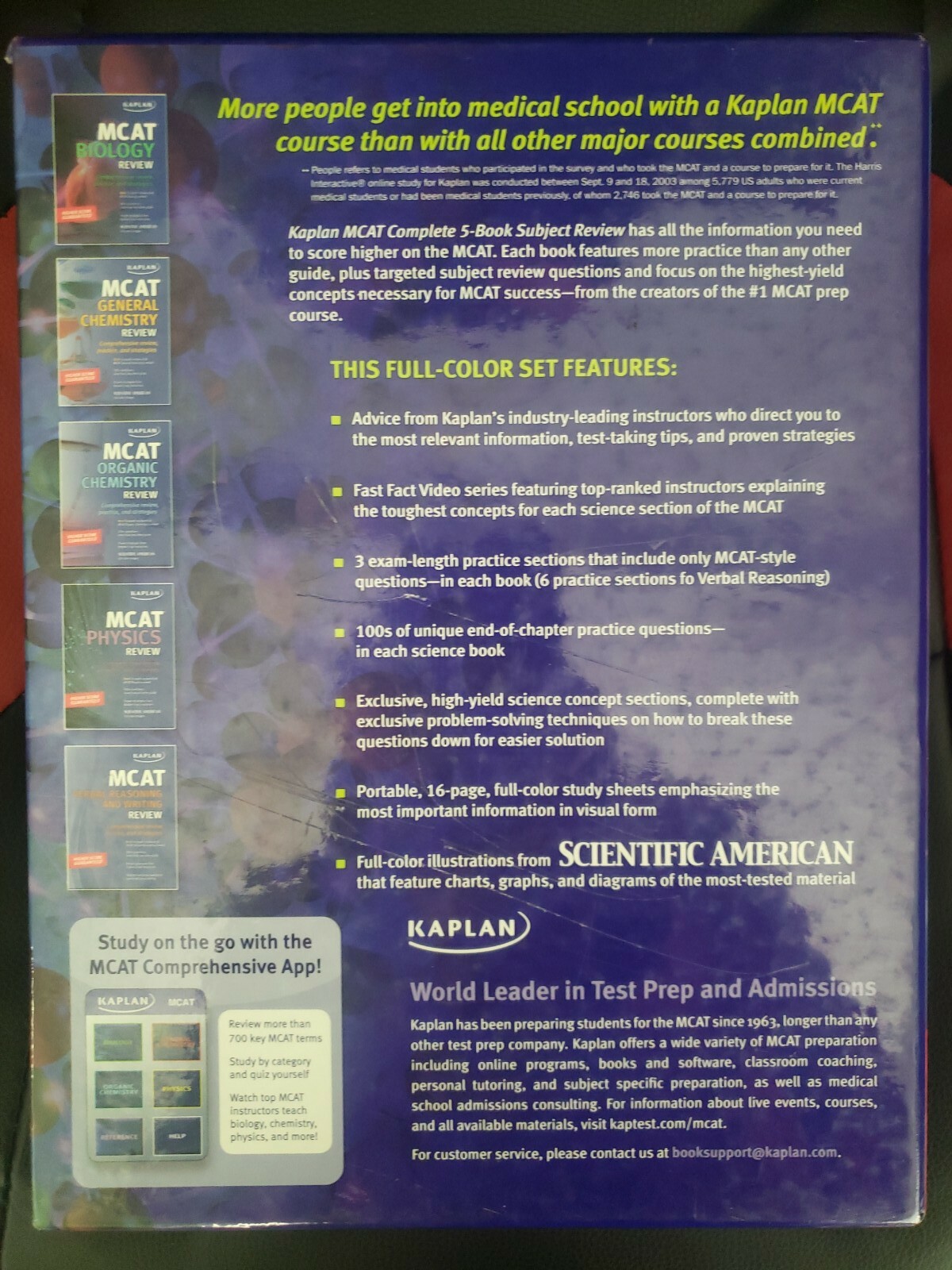 MCAT Review by Kaplan Higher Education Staff (2010, Merchandise, Other, Revised…