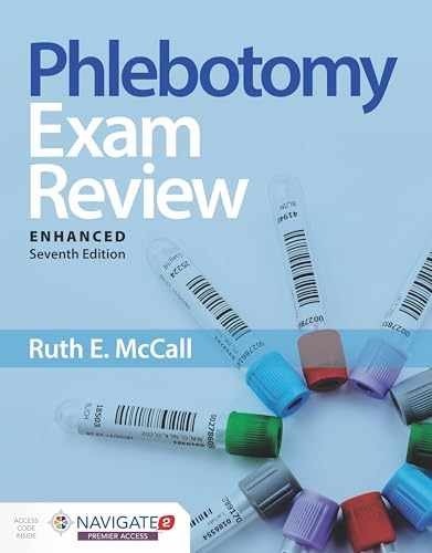 Phlebotomy Exam Review, Enhanced – Paperback, by McCall Ruth E. – Very Good w