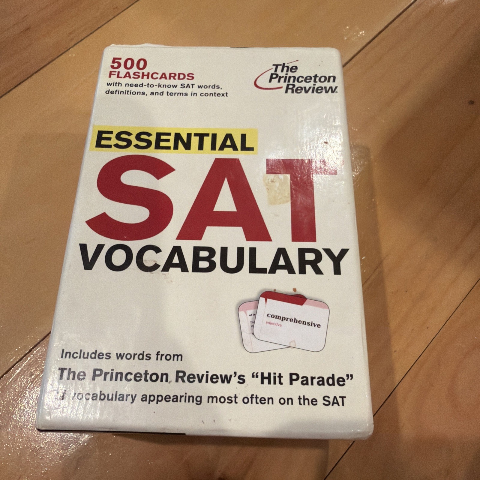 College Test Preparation: Essential SAT Vocabulary Princeton Review -Flash Cards