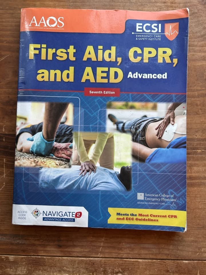 Advanced First Aid, CPR, and AED by American Academy of Orthopaedic Surgeons…