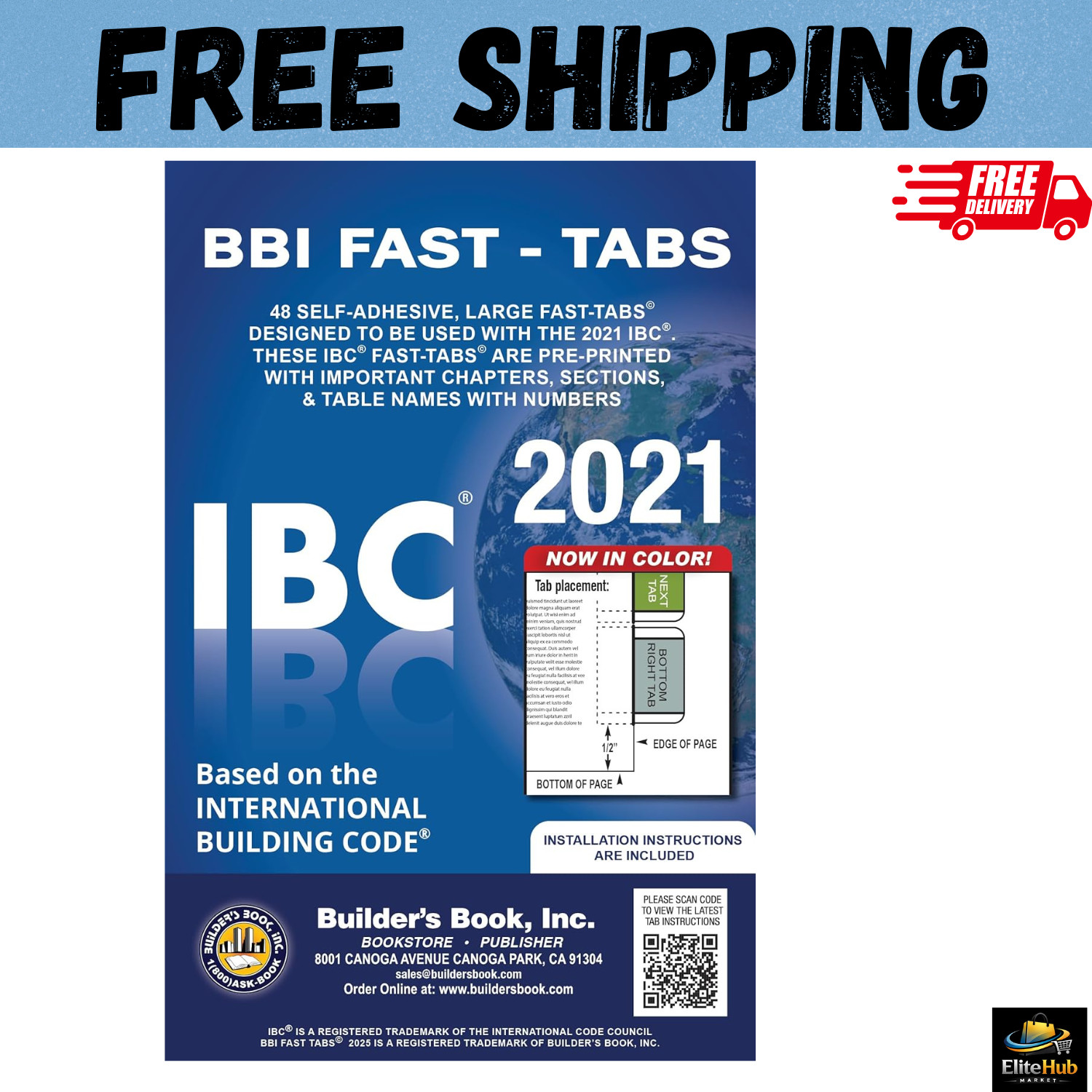 2021 International Building Code (IBC) Fast Tabs