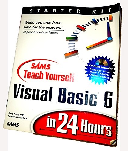 Teach Yourself Visual Basic 6 in 24 Ho… by Perry, Greg M. Paperback / softback