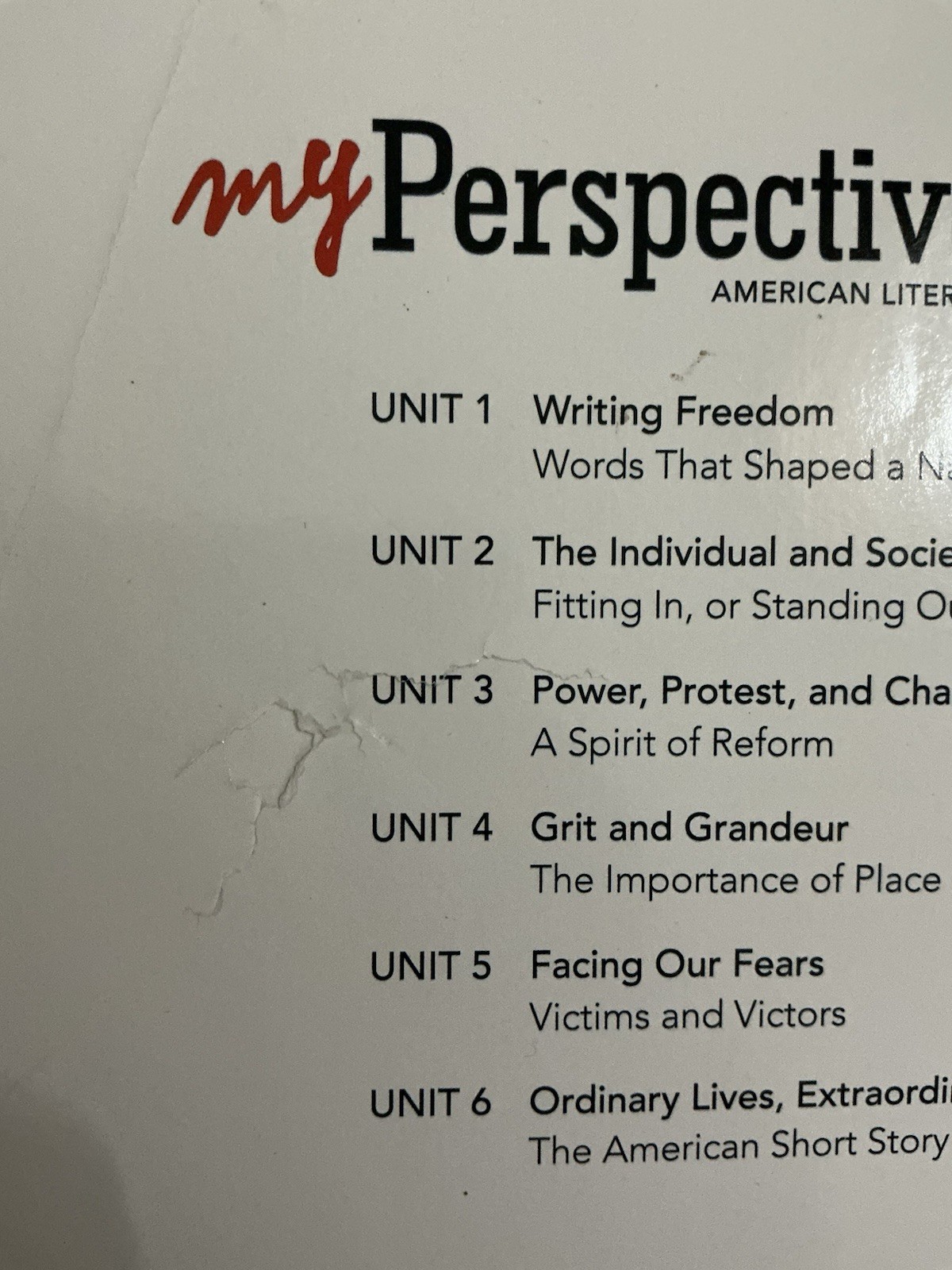 My Perspectives, American Literature, Volume 1, Savvas Learning Company