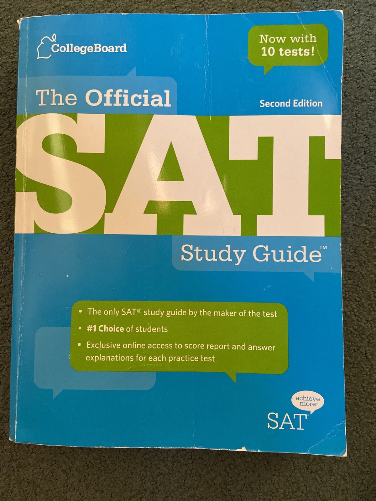 The Official SAT Study Guide by College Board Staff (2009, Trade Paperback,…