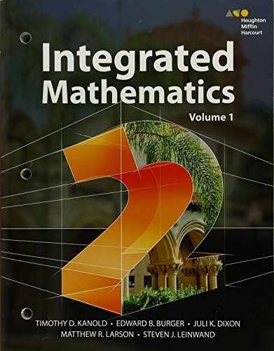 Hmh Integrated Math 2: – Paperback, by Houghton Mifflin Harcourt – Very Good o