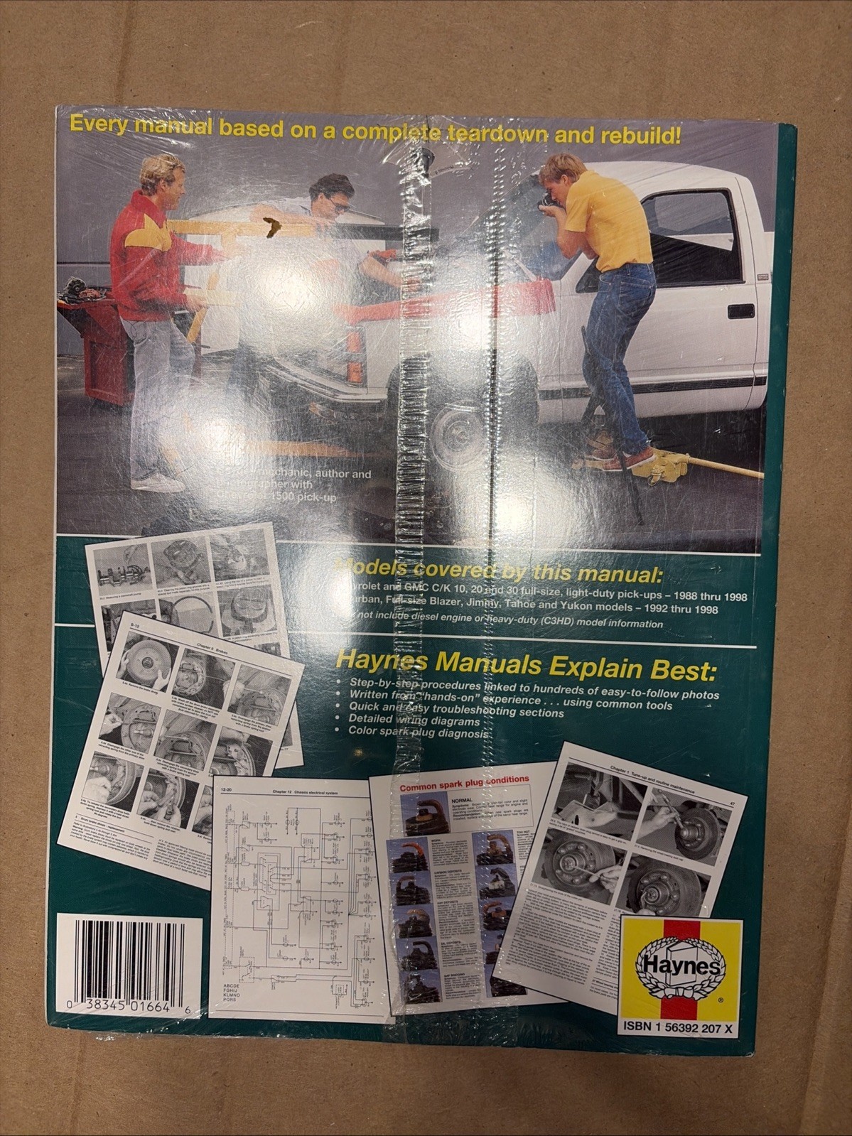 Haynes Chevrolet & GMC Pick Up Truck 1988 Through 1998 Repair Manuel OBS Chevy