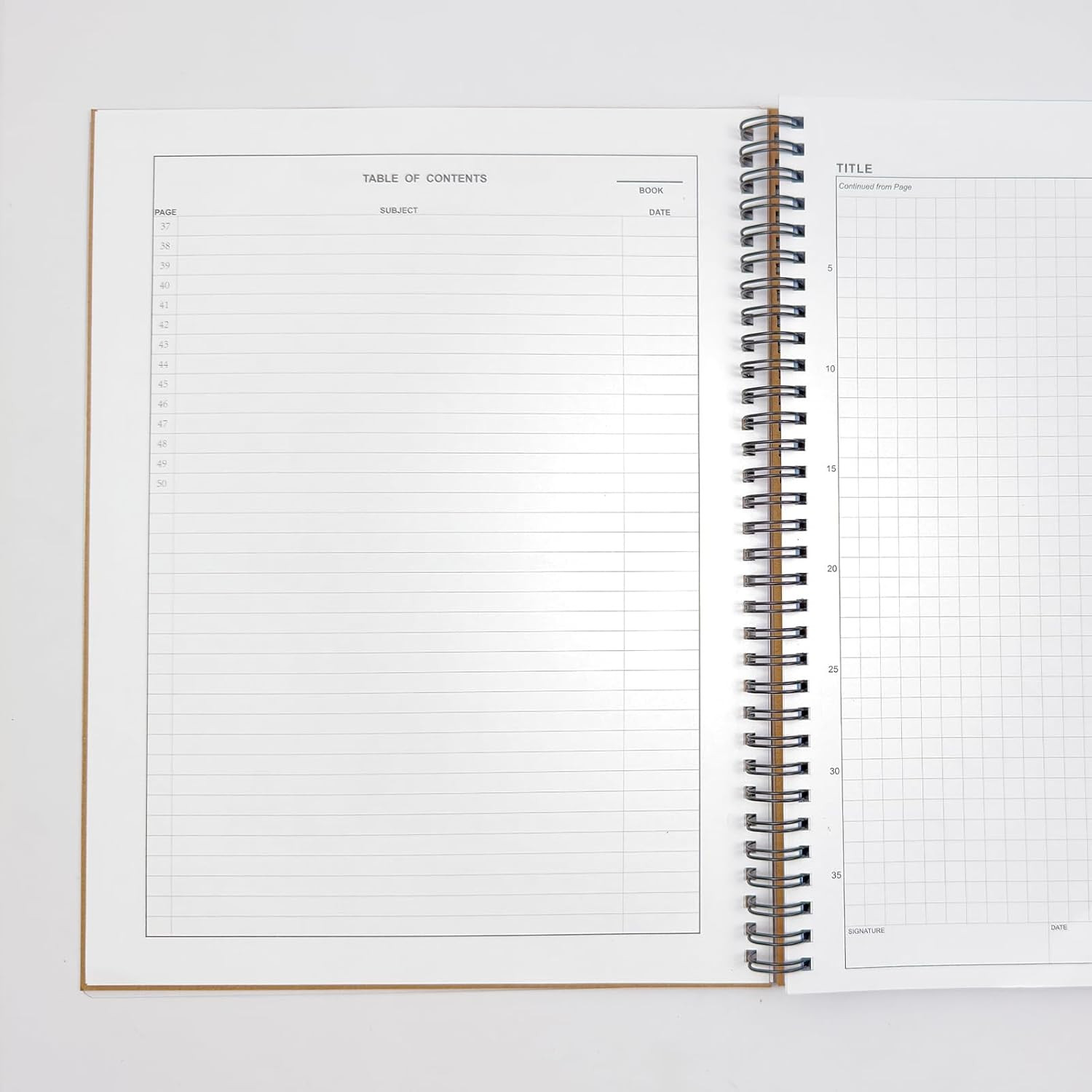 Carbonless Lab Notebook Scientific Grid Format 8.5 X 11 50 Sets of Pages Durable