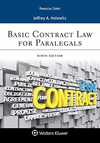 Basic Contract Law for – Paperback, by Helewitz Jeffrey A. – Acceptable n