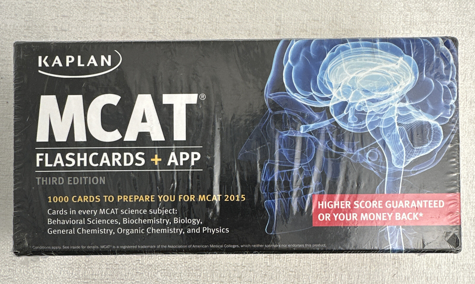 Kaplan MCAT Flashcards + App (Kaplan Test Prep)