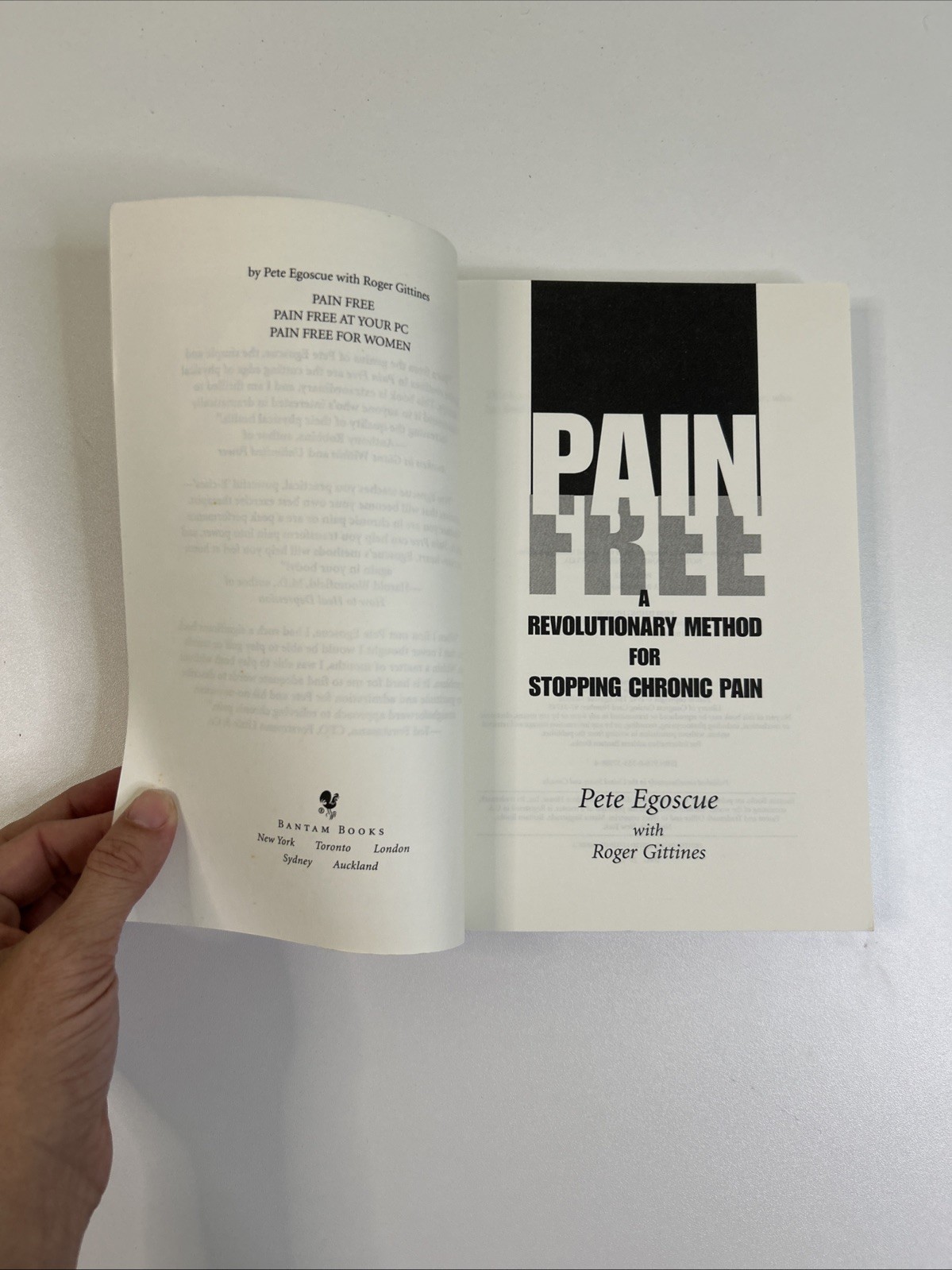 Pain Free : A Revolutionary Method for Stopping Chronic Pain by Roger…