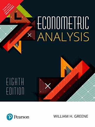 Econometric Analysis – Paperback, by Greene – Acceptable