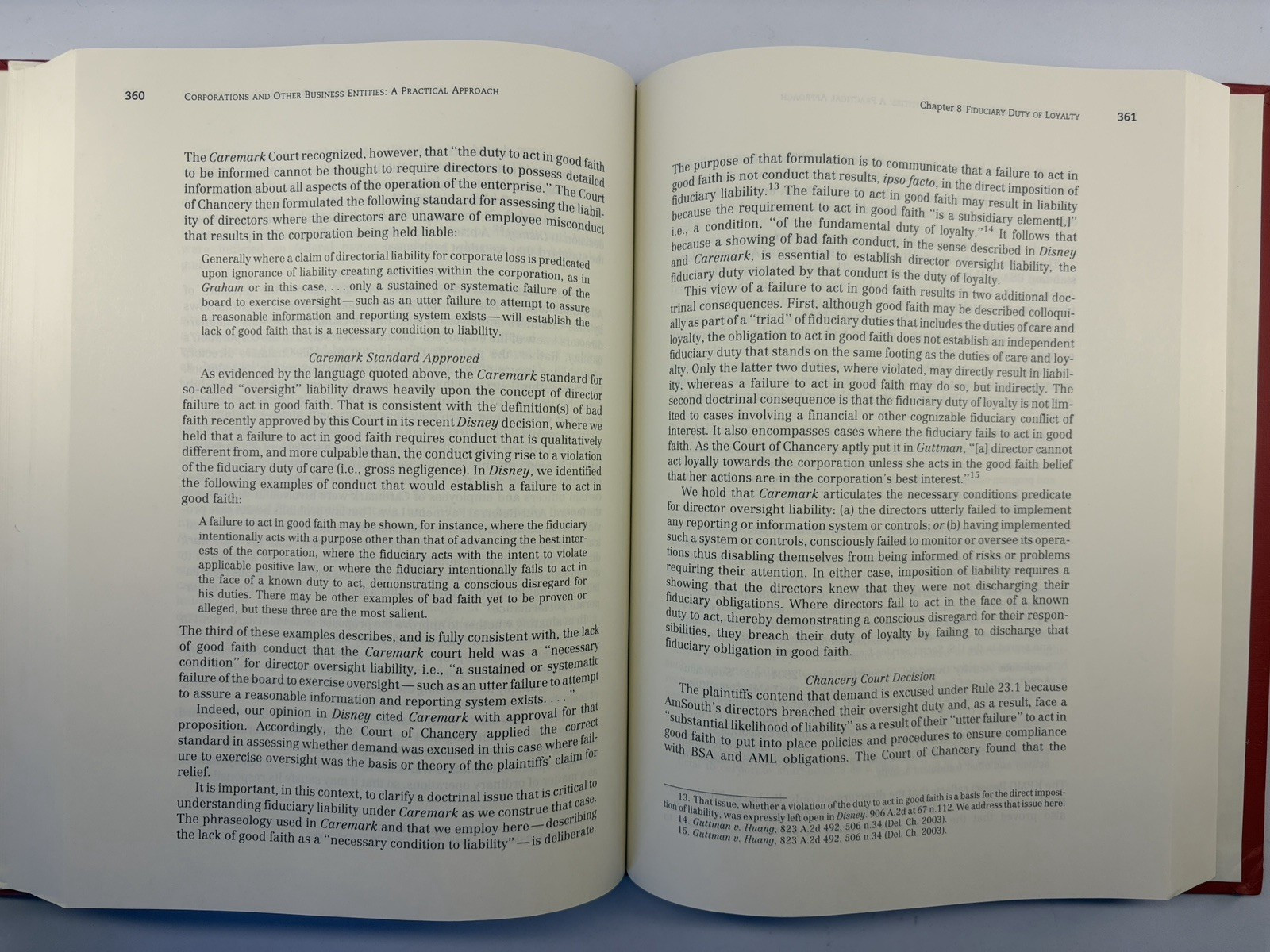 Cases & Materials on Corporations & Other Business Entities:A Practical Approach