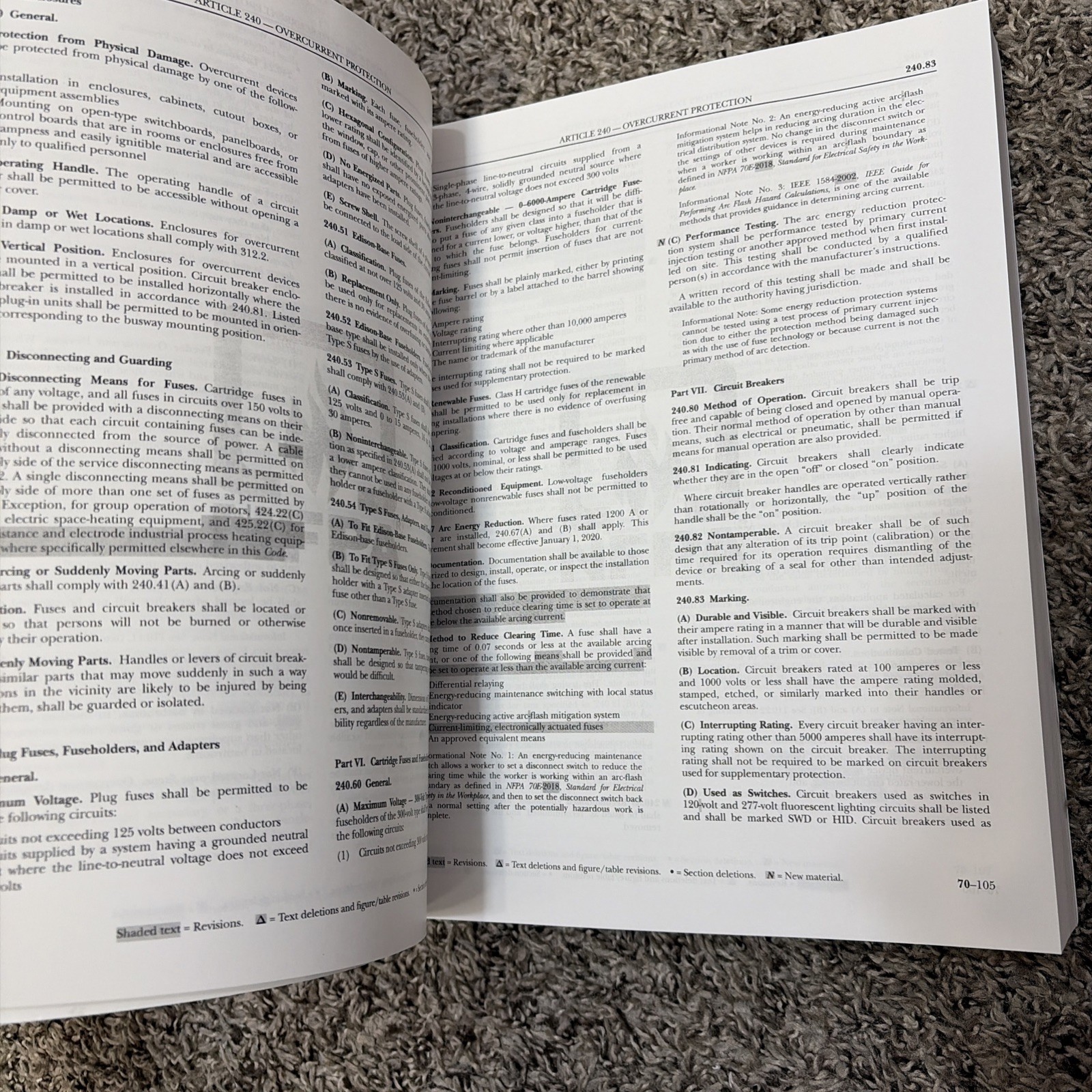 NFPA 70, National Electrical Code, 2020-9781455922970, Very Good