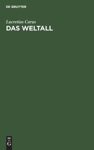 Carus Sendel – Das Weltall – New hardback or cased book – 65 – X555z