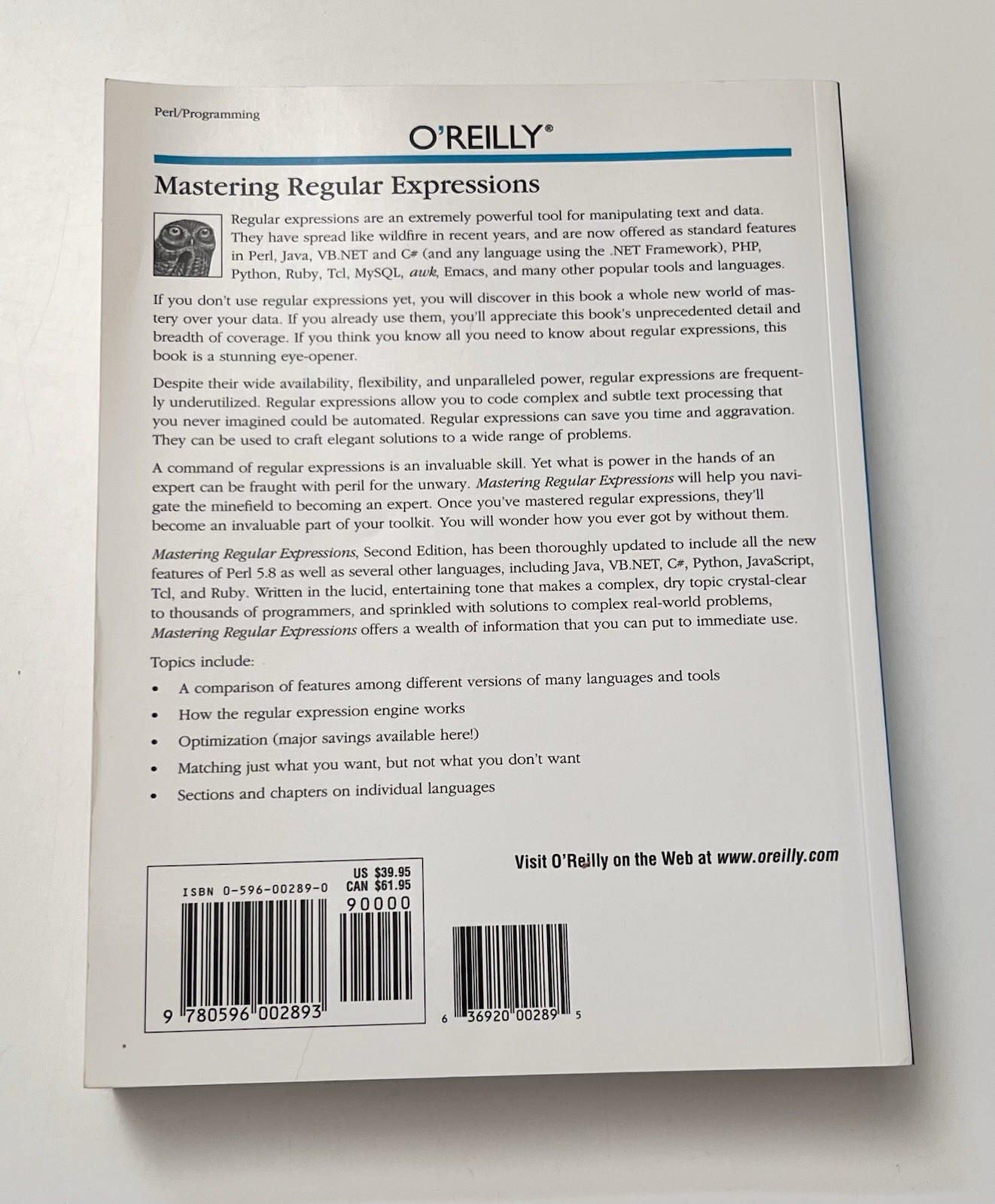 Nutshell Handbooks Ser.: Mastering Regular Expressions by Jeffrey E. F….