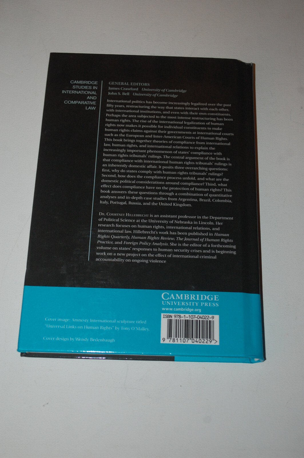 Domestic Politics and International Human Rights Tribunals-Brand New