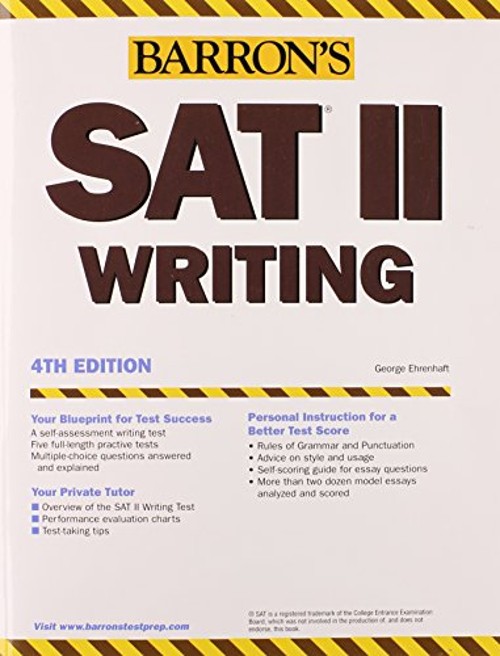 How to Prepare for the SAT II Writing Paperback George Ehrenhaft