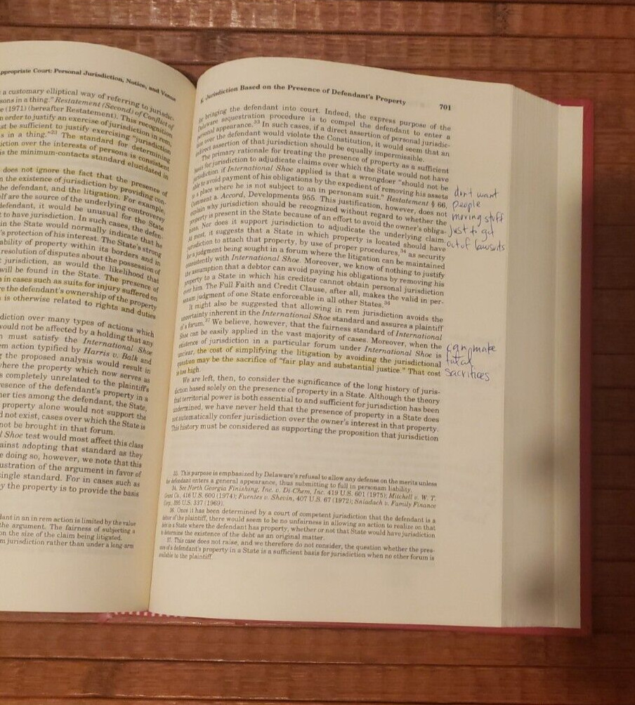 Aspen Publishers Civil Procedure Doctrine Practice & Content 3rd Edition Law HC