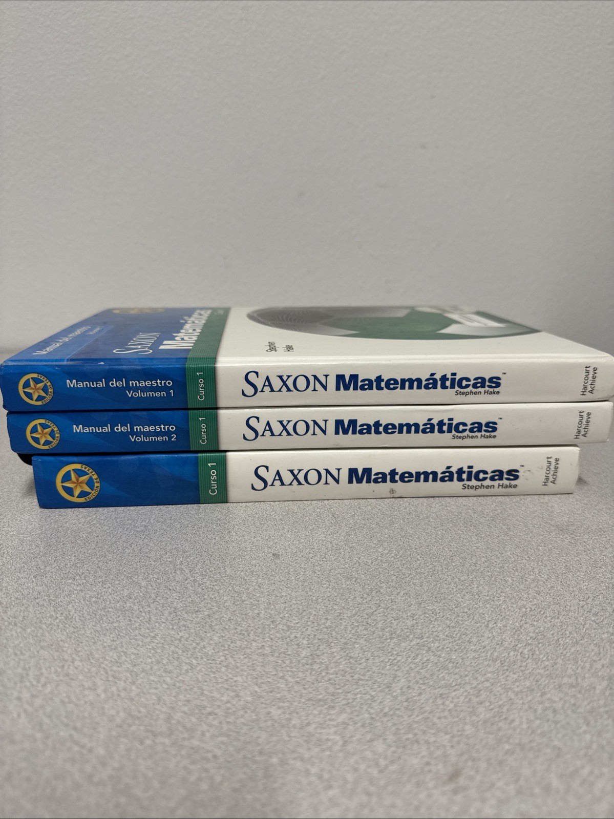 SAXON MATEMATICAS CURSO 1 MANUAL DEL MAESTRO Vol 1/2 -EDICION DE By Stephen Hake