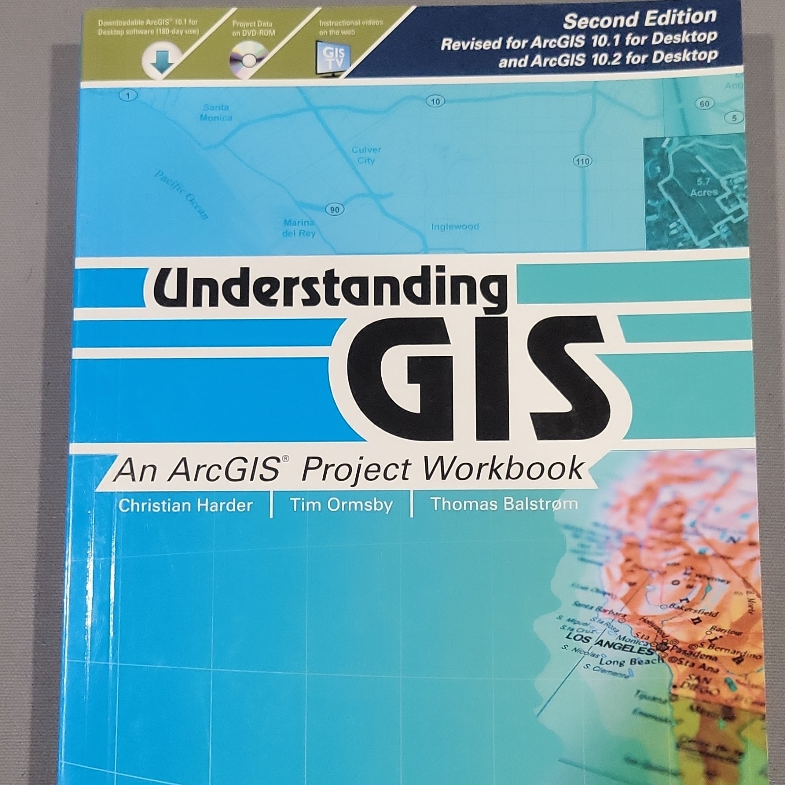 Esri Press Understanding GIS: ArcGIS Project Workbook 2nd Ed DVD 2013