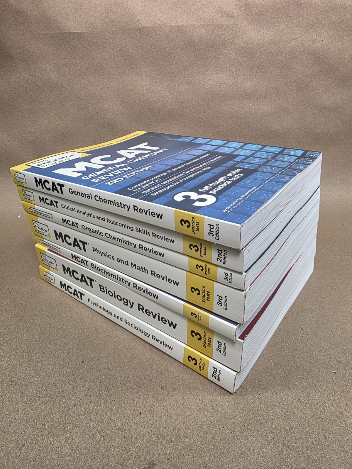 Princeton Review MCAT Subject Review Complete Box Set, 2nd Edition: 7 Books