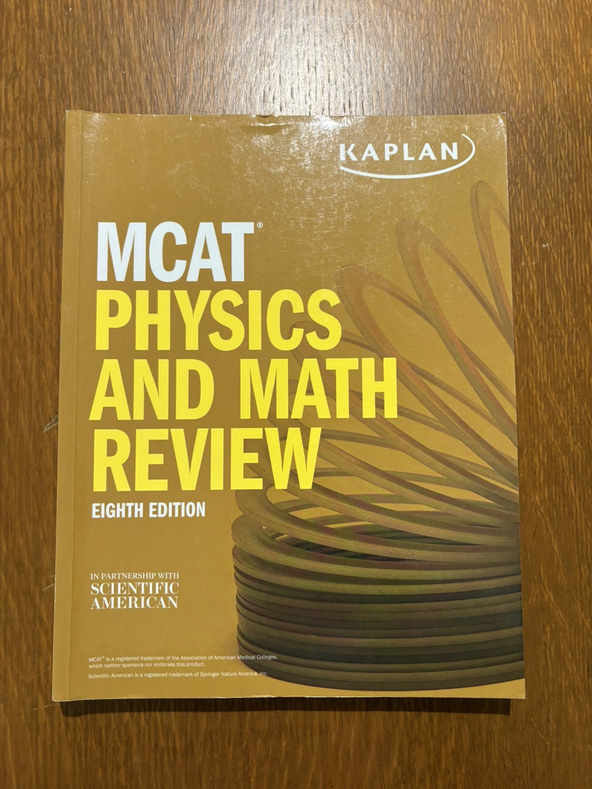 Used 2023-2024 Kaplan Mcat study book set, including notebook booklet