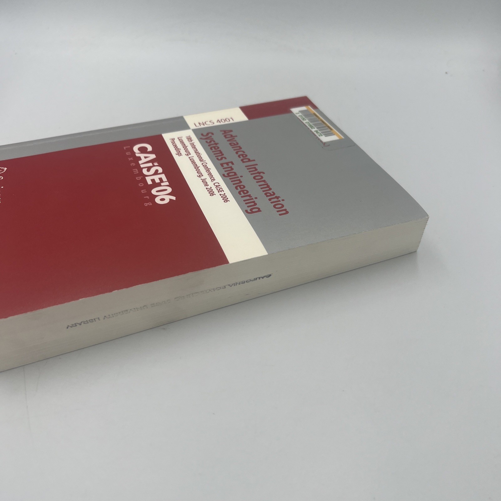 Lecture Notes in Computer Science Ser.: Advanced Information Systems Engineering