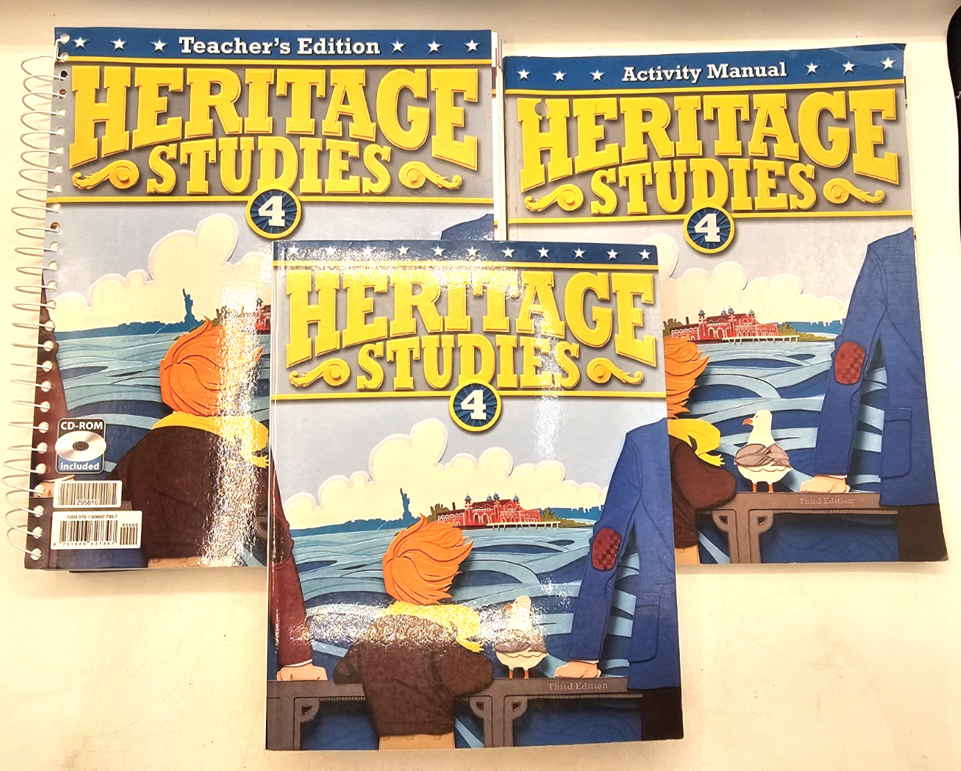 BJU Heritage Studies 4 Set 3rd Edition Textbook Activity Manual Teachers Edition