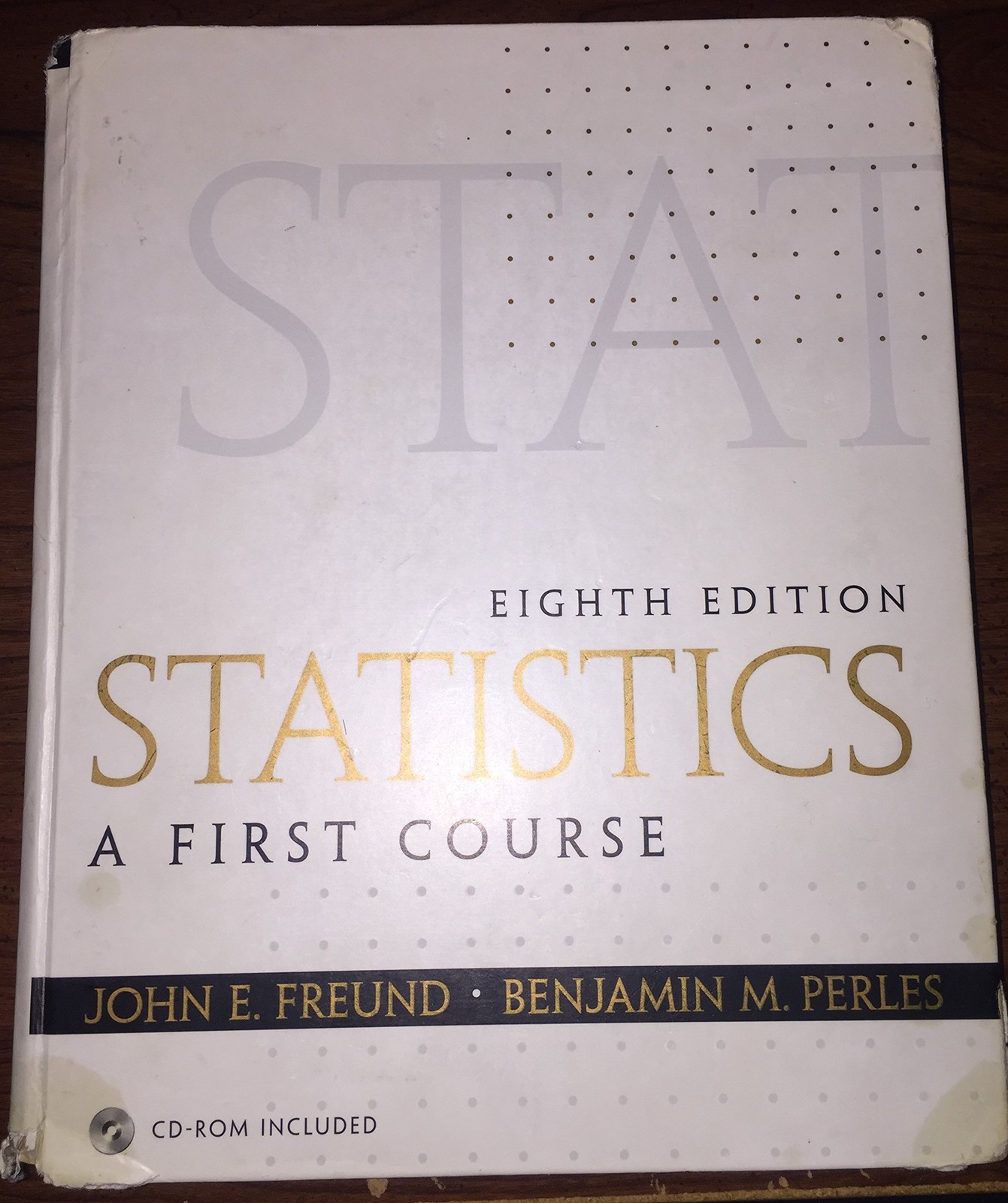 Statistics: A First Course by Benjamin Perles