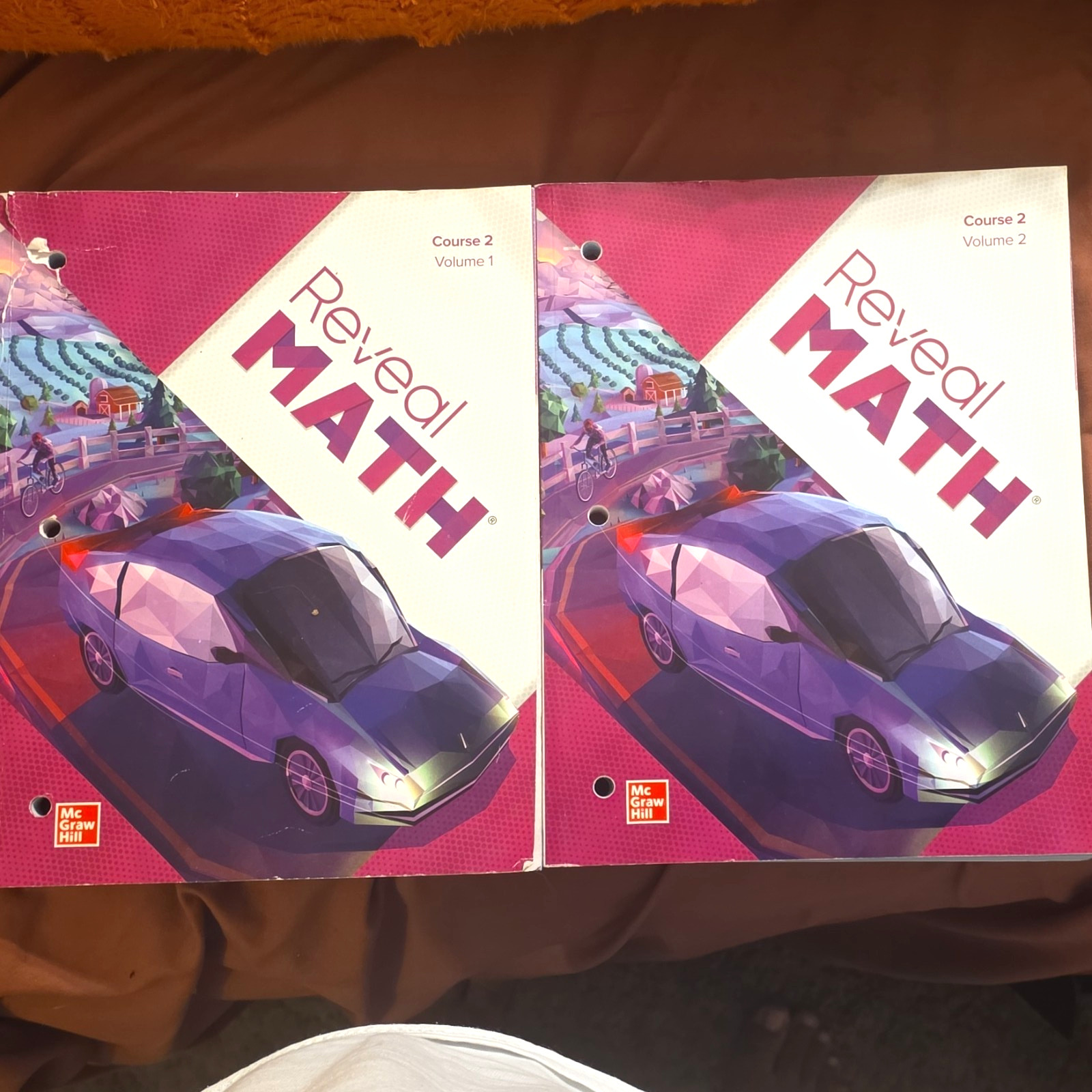 McGraw Hill Reveal Math Grade 7-8 Course 2 Student Book Volumes 1 & 2