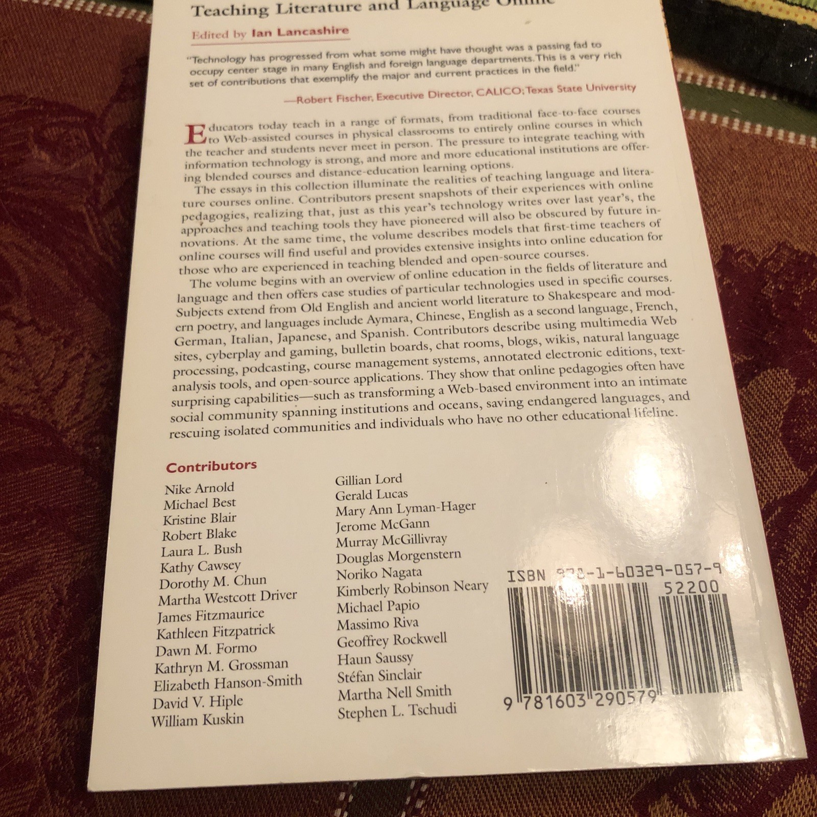 Options for Teaching Ser.: Teaching Literature and Language Online by Ian…